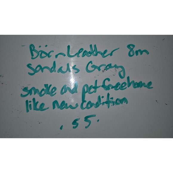 Born Womens Braided Leather Sandals Size 8M Brown Adjustable Strap Slip-On Comfo - Picture 9 of 9